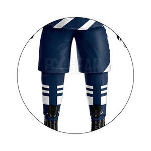 Conjunto de Jersey y pantalón de hockey sobre hielo para hombre con ajuste personalizado con material ligero de secado rápido diseñado para deportes de equipo - Product Image 5