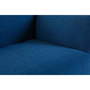 Le Granbambola 3-Seater Square <b>Sofa</b> Bluette Fabric Genuine Leather Tufted Extendable Upholstered <b>Sponge</b>-Filled Home Furniture - Product Image 5