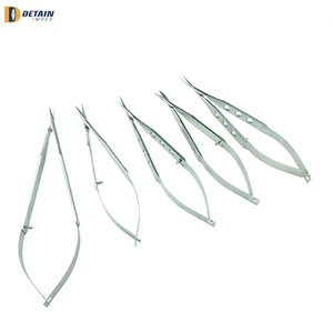 Haute qualité 9 CM en acier inoxydable porte-aiguille chirurgical droit Castroviejo porte-aiguille TC Sutur Kit Medic Instrument - Product Image 5