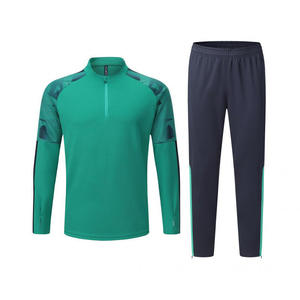 2024 survêtement personnalisé pour hommes nouveauté 100% coton veste de football manches longues Club survêtement de football pour l'hiver - Product Image 1