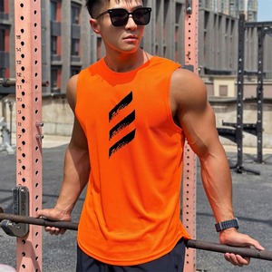 Mince séchage rapide musculation débardeur hommes Gym Fitness sans manches chemise mâle décontracté Stringer Singlet gilet été formation vêtements - Product Image 3