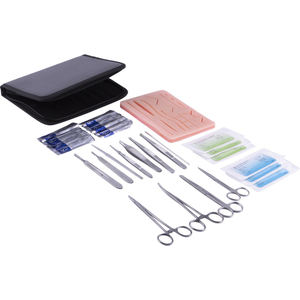 Kit de pratique de suture médicale avec pince porte-aiguille outils de suture chirurgie mineure ensemble d'instruments de dissection CE OEM disponible - Product Image 1