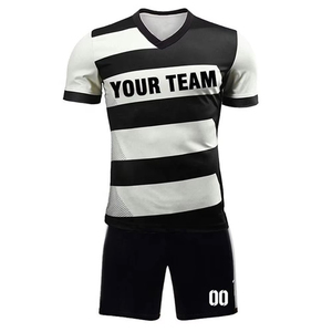 Uniforme de football entièrement personnalisé, couleur unie, qualité supérieure, léger, séchage rapide, quantité en vrac, faible MOQ pour les vêtements de sport - Product Image 3