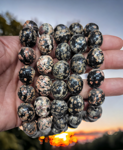 Superbe peau de serpent de guérison Jasper Tumble Bracelets Round Gemstone Hand Beaded Nugget Bracelet du meilleur fournisseur - Product Image 4