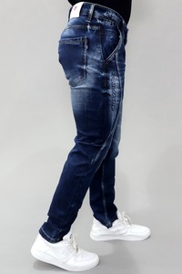 กางเกงยีนส์แฟชั่นสตรีทสไตล์สีพื้นสำหรับผู้ชาย ขายออนไลน์ รุ่นสปริง/ออทั่ม - Product Image 3