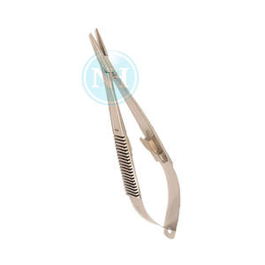 Porte-aiguilles Castroviejo droit chirurgical avec verrouillage pour un contrôle précis des aiguilles fines Porte-aiguilles Castroviejo droit de précision - Product Image 4