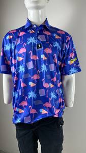 Meilleur prix hommes de haute qualité pour les chemises pleine impression Logo à manches courtes conception de Logo personnalisé 200g mèche respirant fait - Product Image 5