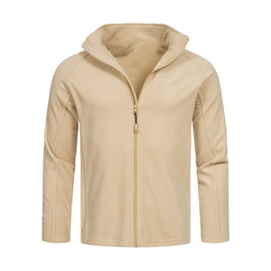 Vêtements décontractés en vente en gros, veste polaire respirante à fermeture éclair pour hommes, veste de sport de bonne qualité avec logo personnalisé - Product Image 1