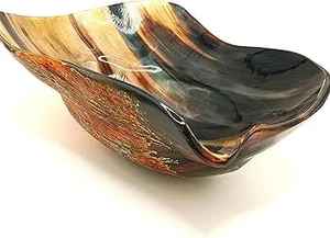 <b>Buffalo</b> <b>Horn</b> Carved Animal Design Serving Mixing Bowls Set-Waterproof Natural Shape - Product Image 2