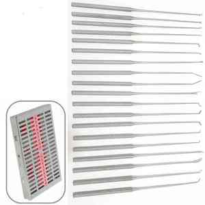 ชุดผ่าตัดสแตนเลสสตีลสำหรับประสาทขนาดเล็ก20ชิ้นเครื่องมือผ่าตัดระบบประสาท CE ISO โดย caronia surgery - Product Image 2