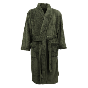 Bata de Baño para Hombre de Algodón 100%, Tejido de Rizo, Talla Grande, Estilo Hotel 5 Estrellas, Tinte Liso, Térmica, Transpirable, Sexy, Diseño Sólido, Cómoda - Product Image 4