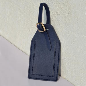 Étiquette de bagage en cuir véritable pour sacs de voyage, étiquettes d'identification pour étuis de costume, étiquettes de sac pour bagages - Product Image 5