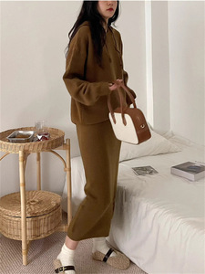 Giải phóng mặt bằng bán hàng Brandnew phụ nữ của áo len cộng với kích thước Crochet Jumper thời trang dài tay áo cô gái hàng đầu - Product Image 5