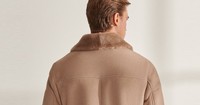 Blouson aviateur en peau de mouton et fourrure de mouton pour homme, élégant, d'hiver, fin, à capuche, coupe-vent, doublure chaude de qualité supérieure, durable, confort optimal, vêtement d'extérieur