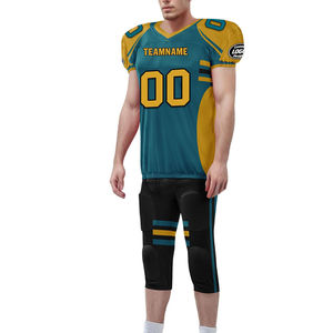 New Arrivals Wholesale Cheap Men Embroidered Sublimation American <b>Football</b> uniform Youth Club Teams jersey sportswear set - Product Image 3