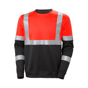 เสื้อนิรภัย Hi VIS สำหรับผู้ชายปรับราคาได้เสื้อเชิ้ตป้องกันริ้วรอยระบายอากาศได้ดีน้ำหนักเบา - Product Image 1