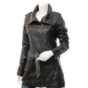 Nouvelle Veste en Cuir Confortable pour Femme avec Tissu Satiné, Style Hiver Streetwear 2026, Couleur Unie, Décontractée et Matelassée - Product Image 3