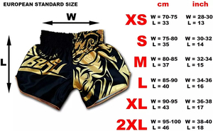 กางเกงขาสั้นมวยไทยขาสั้นทำจากโพลีเอสเตอร์100% - Product Image 6