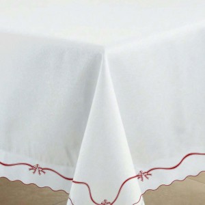 Custom New Style Household Cotton <b>Table</b> <b>Cover</b> Embroidery Design Dining <b>Table</b> Cloth for Valentine - Product Image 4