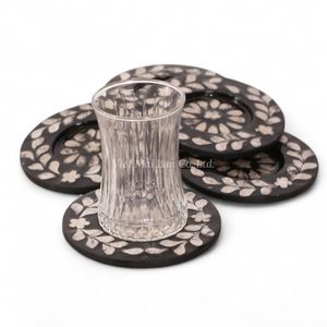 แผ่นรองแก้วมุกคุณภาพพรีเมียมสำหรับใช้กับกาแฟ ชา และเป็นของตกแต่งบ้านที่เหนือกาลเวลา - Product Image 3