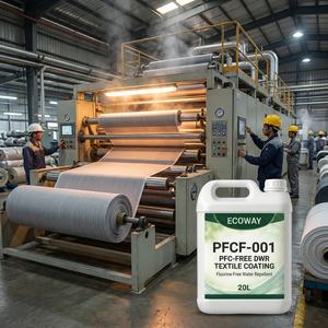 ECOWAY PFCF-001 Nouveau Revêtement Textile DWR Durable de Qualité Supérieure, Matériau PU/Acrylate 20L, Durée de Vie 3 Ans - Product Image 5