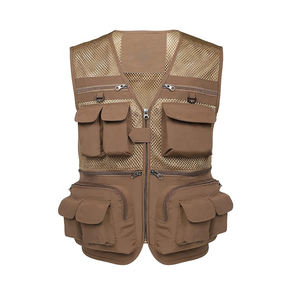 Meilleur gilet de pêche pour homme, respirant, bon prix, look urbain, couleur unie, gilet de pêche pour homme - Product Image 5
