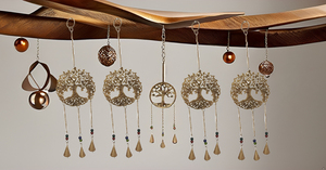 Énergie positive intérieur décor à la maison carillons éoliens en métal cloches suspendues de noël pour balcon jardin bureau et salon cadeau de famille - Product Image 6