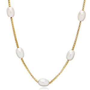 Forme ovale perle Design boîte chaîne collier à breloques femme pendentif turc fait à la main 925 bijoux en argent Sterling - Product Image 3