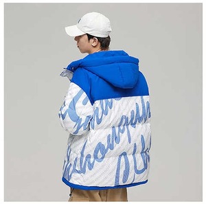 เสื้อโค้ทผ้าฟลีซสำหรับผู้ชายเสื้อแจ็คเก็ตผ้าฝ้ายพัฟแบบรูดซิปมีฮู้ดสำหรับฤดูหนาว - Product Image 2