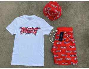 Conjunto de camisetas y pantalones cortos a la moda para hombres, mujeres y niños con conjuntos de pantalones cortos de colores a juego - Product Image 5