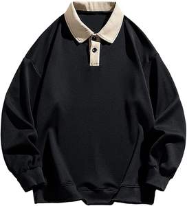 Último Diseño Personalizado, Sudadera de Cuello Redondo para Hombre, Manga Larga, Forro Polar, Algodón, Poliéster, Casual, Elegante, OEM, Estampado, Bordado - Product Image 1