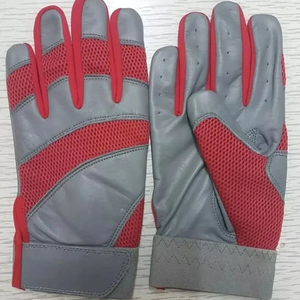 Gants de frappe de baseball en cuir véritable de qualité supérieure Gants de frappe de baseball antidérapants pour jeunes adultes - Product Image 5