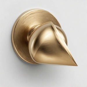 Bouton en laiton Triangle CrownEdge pour commode intérieure audacieuse bouton de porte de placard poignée de tiroir pour Villa hôtel meubles appartement - Product Image 4