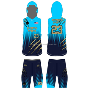 Uniforme 7v7, Conjunto de Compresión para Entrenamiento de Jugadores de Fútbol Juvenil 7v7, Camisetas Personalizadas Sublimadas con 7 Banderas, Uniformes 7on7 - Product Image 6
