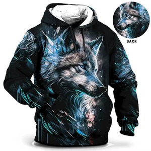 Haute qualité hommes Sublimation sweats à capuche 350 GSM chaud hiver tenue décontracté Polyester fait pull à capuche sweat - Product Image 1