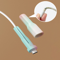 Manchon de protection pour câble de données, enveloppe spirale en silicone, protection anti-rupture pour connecteur