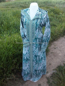 Printed Fabric <b>Kaftan</b> With Hood and Soft Fabric Best for Summer Wear - Product Image 1