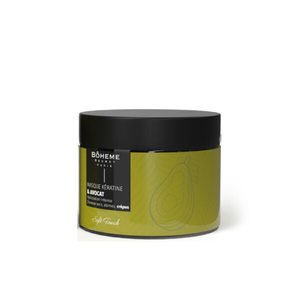 Maschera per capelli all'avocado e cheratina per una profonda nutrizione e riparazione professionale dei capelli - Product Image 1
