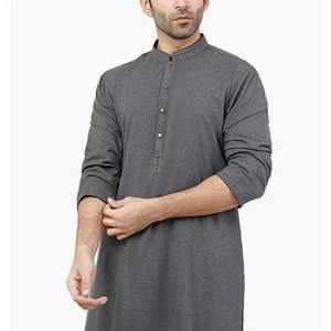Shalwar Kameez Latha Kurta Pajama para Hombre, Talla Personalizada, Sin Arrugas, Secado Rápido, Marca Privada, Ropa Islámica, Venta al por Mayor, Pedidos al por Mayor - Product Image 4