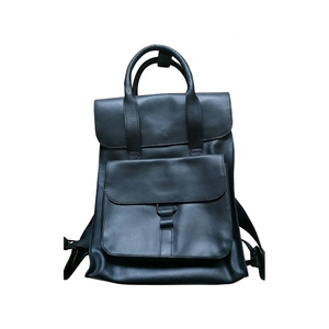 Personalizar logotipo Capacidad Mochila de cuero Laptop Backpack Bag Laptop Backpack Cuero genuino - Product Image 1