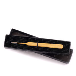 Pince à épiler d'extension de cils en acier inoxydable à 45 degrés de haute qualité avec embouts de fibres de volume inclinés pour les extensions de cils - Product Image 5