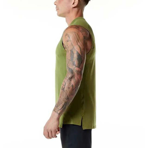 Camiseta sin Mangas con Logotipo Personalizado al Precio Más Bajo para Hombre, Camiseta sin Mangas de Color Sólido de Secado Rápido 100% Algodón para Unisex - Product Image 3