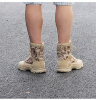 Bottes de désert décontractées d'extérieur Chaussures d'entraînement respirantes de garde de sécurité de montagne résistantes à l'usure