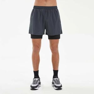 Short en maille uni de rue pour hommes personnalisé vêtements de sport en polyester spandex cargo d'été confortable et extensible de grande taille pour la course à pied cool - Product Image 3