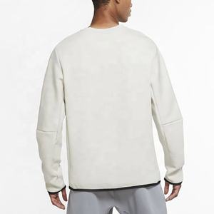 Venta al por mayor de ropa de hombre con logotipo bordado personalizado, sudaderas con capucha para hombre, ropa de calle lisa, sudadera informal para hombre, Sudadera con capucha en blanco de gran tamaño - Product Image 2