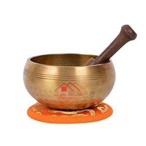 Cuenco de canto hecho a mano religioso campana Budista para meditación y curación campana de canto de meditación tibetana - Product Image 4