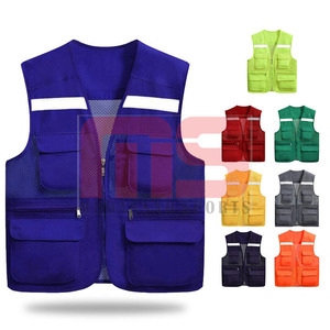 Venta al por mayor de alta visibilidad impermeable reflectante chaleco de seguridad Multi bolsillo ropa de trabajo para los hombres ingenieros y personal de tráfico - Product Image 4