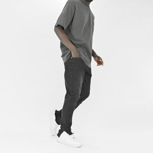 กางเกงยีนส์สำหรับผู้ชายกางเกงยีนส์เข้ารูปแบบลำลองตรงมีซิป - Product Image 6