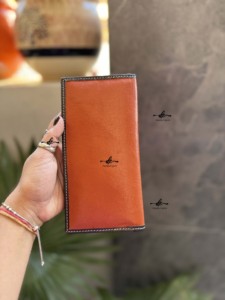 Nouvelle arrivée Style occidental cuir hommes Long portefeuille usiné à la main sculpture Offre Spéciale mode élégant porte-monnaie cadeau pour lui - Product Image 3