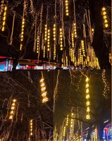 Lettres néon LED suspendues de qualité supérieure, guirlande lumineuse extérieure personnalisée, bannière décorative, enseigne poétique pour l'atmosphère du jardin et des arbres